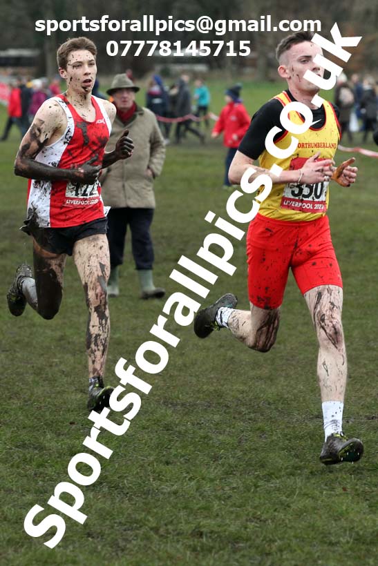 Senior boys, 2020 New Balance English Schools Champs., Sefton Park, Liverpool. Photo: David T. Hewitson/Sports for All Pics